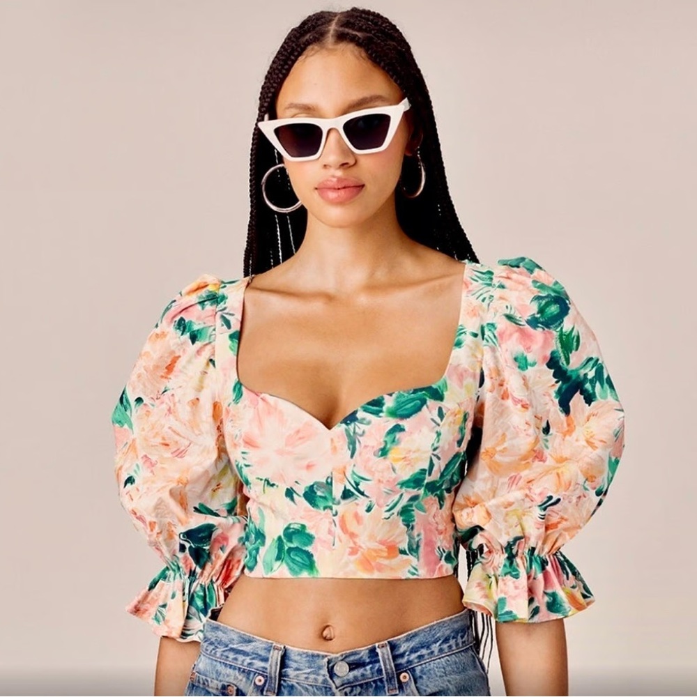 NWT For Love & Lemons “Holis” Top